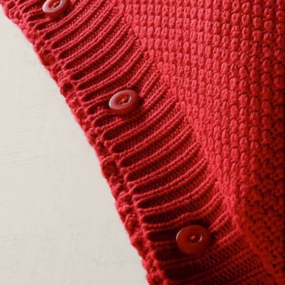 Ralph Lauren Home Red Cable Knit Highland Pillow 20x20 NWT - Picture 4 of 4